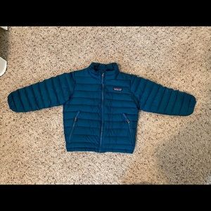 Patagonia Down Sweater Puff Jacket - Teal 4T